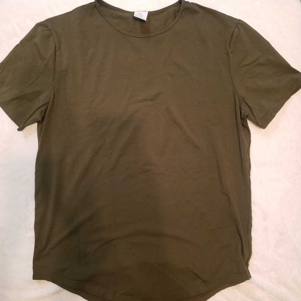 Men's Vital XL Dark Green Performance Basic Shirt